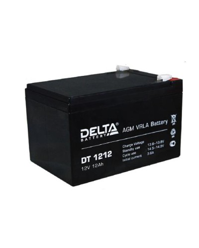 Аккумулятор свинцово-кислотный Delta DT 1212 в Сергиевом Посаде Электротехническое оборудование Pintop.ru