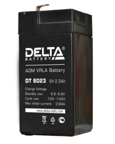 Аккумулятор свинцово-кислотный Delta DT 6023 в Сергиевом Посаде Электротехническое оборудование Pintop.ru
