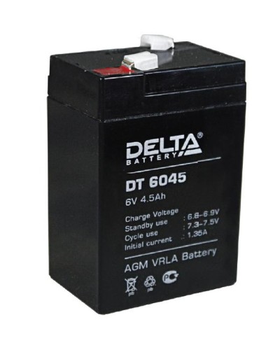 Аккумулятор свинцово-кислотный Delta DT 6045 в Сергиевом Посаде Электротехническое оборудование Pintop.ru