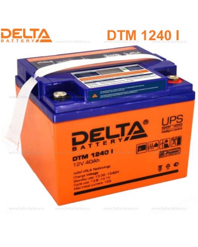 Аккумулятор свинцово-кислотный Delta DTM 1240 I в Сергиевом Посаде Электротехническое оборудование Pintop.ru