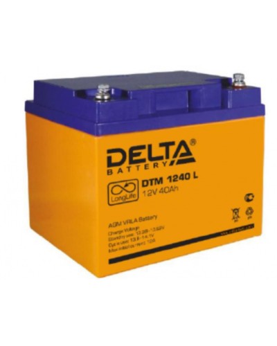 Аккумулятор свинцово-кислотный Delta DTM 1240 L в Сергиевом Посаде Электротехническое оборудование Pintop.ru