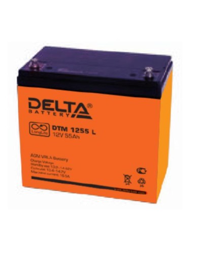 Аккумулятор свинцово-кислотный Delta DTM 1255 L в Сергиевом Посаде Электротехническое оборудование Pintop.ru