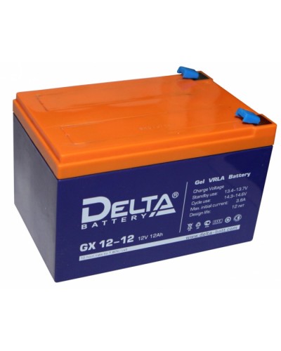 Аккумулятор свинцово-кислотный Delta GX 12-12 в Сергиевом Посаде Электротехническое оборудование Pintop.ru