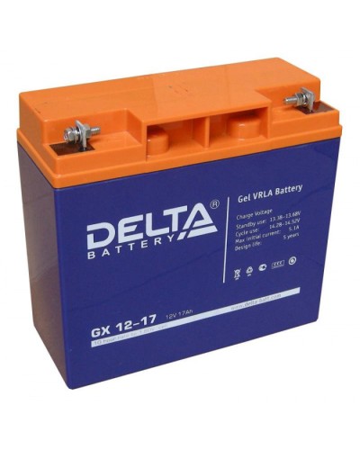 Аккумулятор свинцово-кислотный Delta GX 12-17 в Сергиевом Посаде Электротехническое оборудование Pintop.ru