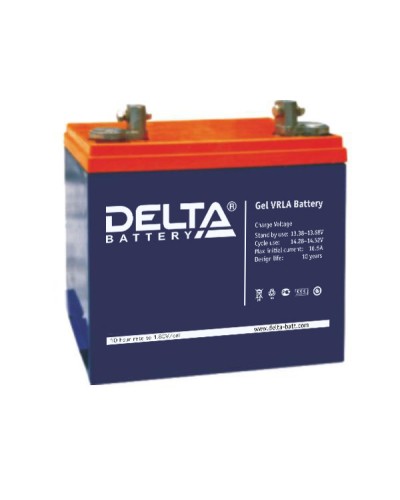 Аккумулятор свинцово-кислотный Delta GX 12-60 в Сергиевом Посаде Электротехническое оборудование Pintop.ru