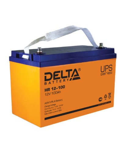 Аккумулятор свинцово-кислотный Delta HR12-100 в Сергиевом Посаде Электротехническое оборудование Pintop.ru