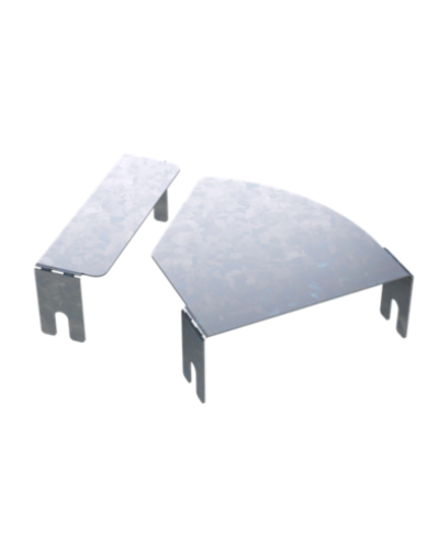 Крышка д/угла гор.изм.CPO 0-44 осн.150 DKC (38011HDZL) в Сергиевом Посаде Аксессуары для лотков Pintop.ru