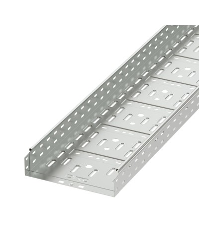 Лоток перфорированный 600х100 L 2000, горячеоцинкованный DKC 35337HDZ в Сергиевом Посаде Кабельные лотки Pintop.ru