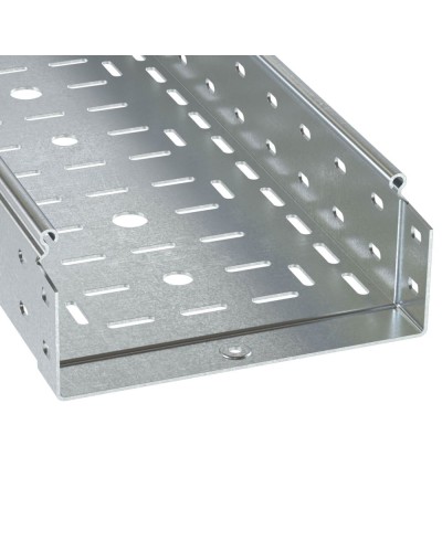 Лоток перфорированный 500х80 L 2000 толщ. 1,2 мм, горячеоцинкованный DKC (3531712HDZ) в Сергиевом Посаде Кабельные лотки Pintop.ru
