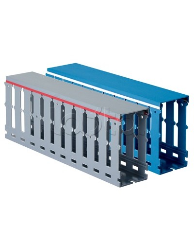 Короб перфорированный, серый RL12 25x30 DKC 00127RL в Сергиевом Посаде Аксессуары для кабель-канала Pintop.ru