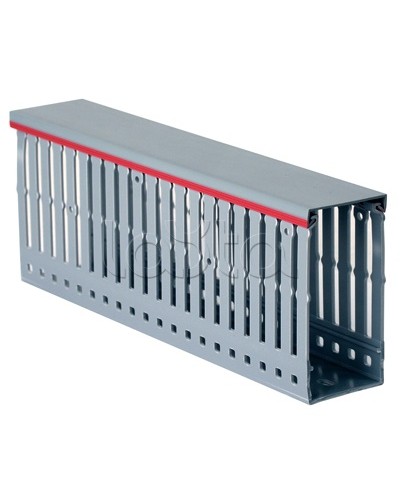 Короб перфорированный, серый RL12 80x100 мм DKC 00170RL в Сергиевом Посаде Кабельные лотки Pintop.ru