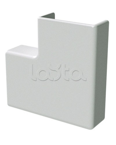 Угол плоский белый 22x10 DKC (00407R) в Сергиевом Посаде Аксессуары для кабель-канала Pintop.ru