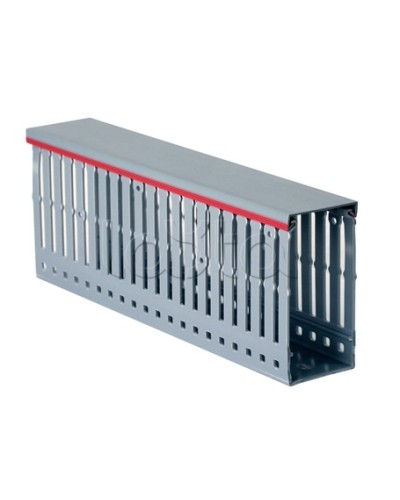 Короб перфорированный, серый RL6 100x60 мм DKC 01140RL в Сергиевом Посаде Кабельные лотки Pintop.ru