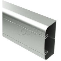 Кабель-канал алюминевый 110x50 мм (с 1 крышкой), цвет серый металлик DKC (01199)