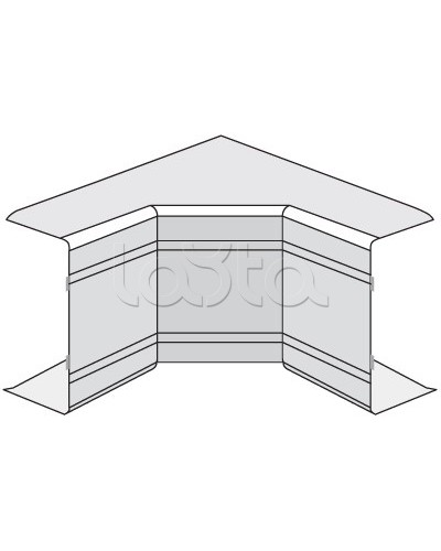 Угол NIA неизменяемый внутр. 90° 100/60 DKC 01829 в Сергиевом Посаде Аксессуары для кабель-канала Pintop.ru