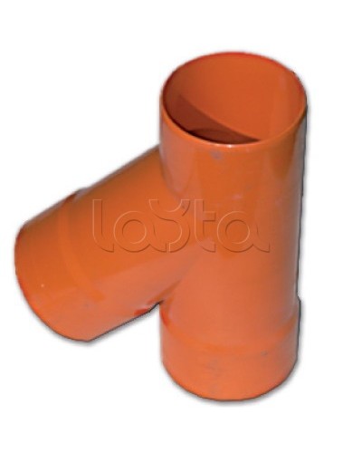 Тройник для двустенных труб одного диаметра ф63мм, 45°, полипропилен DKC 019063 в Сергиевом Посаде Повороты, муфты, тройники Pintop.ru