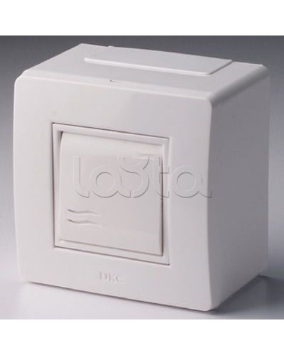 Коробка в сборе с выключателем, белая DKC 10002 в Сергиевом Посаде Аксессуары для кабель-канала Pintop.ru