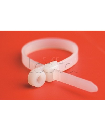 Хомут P6.6 с основанием, белый, 4,8x200 DKC 252205-M в Сергиевом Посаде Стяжки-хомуты Pintop.ru