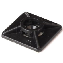 Монтажная база двойная самоклеящаяся, черная, 19х19 DKC 25469