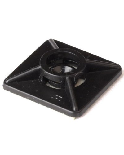 Монтажная база двойная самоклеящаяся, черная, 27x27 DKC 25475 в Сергиевом Посаде Крепежные изделия Pintop.ru