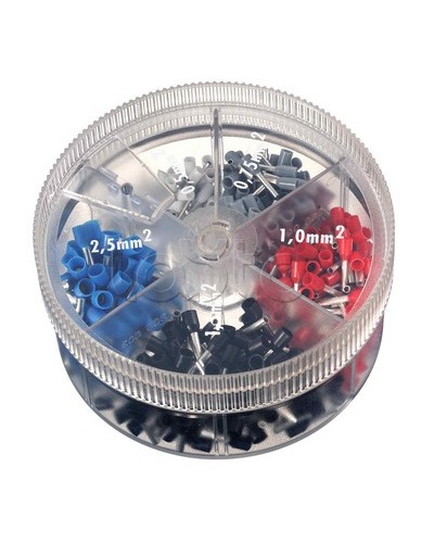 Контейнер наконечников-гильз с изолир.фланцем 2,50 кв.мм синий 1 упаковка - 1000 шт DKC 2ARTD10025 в Сергиевом Посаде Крепежные изделия Pintop.ru