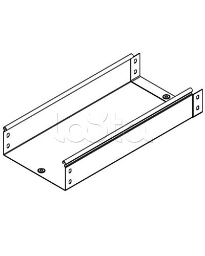 Лоток неперфорированный металлический 200х100мм L 2000 DKC 35113 в Сергиевом Посаде Кабельные лотки Pintop.ru