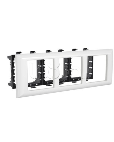 Рамка-суппорт Avanti белый для In-liner Front, 6 мод. DKC 4400916 в Сергиевом Посаде Аксессуары для лотков Pintop.ru
