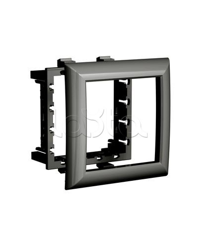 Рамка-суппорт Avanti черный для In-liner Front, 4 мод. DKC 4402914 в Сергиевом Посаде Аксессуары для лотков Pintop.ru