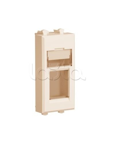 Адаптер для Keystone Ванильная дымка Avanti, 1 мод DKC 4405201 в Сергиевом Посаде Аксессуары для стоек и шкафов Pintop.ru