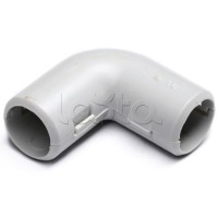 Колено открывающееся, 90 градусов 32 DKC (50532) - Колено открывающееся 90°, номинальный ф32мм, пластик, IP40, RAL 7035