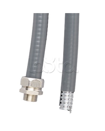 Металлорукав DN 26мм в ПВХ изоляции в оплетке из оцинкованной стали Dнар 31,5, 25 м DKC (6071T-032) в Сергиевом Посаде Металлорукав Pintop.ru