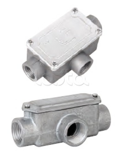 Коробка ответвительная алюминиевая, 3 ввода, М20х1,5 ,IP55, 118х67х42мм DKC 6330-20 в Сергиевом Посаде Распределительные коробки Pintop.ru