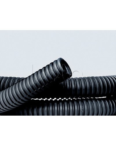 Труба ПНД гибкая гофр. д.50мм, лёгкая без протяжки, 15м, цвет оранжевый DKC 70950 в Сергиевом Посаде Труба гофрированная Pintop.ru