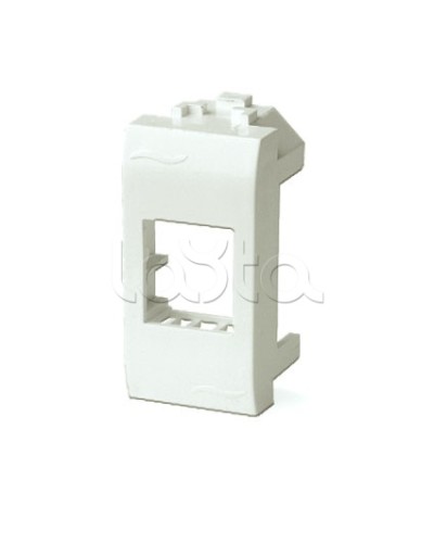 Адаптер для информационных разъемов Systimax, белый, 1мод. DKC 76609B в Сергиевом Посаде Аксессуары для стоек и шкафов Pintop.ru