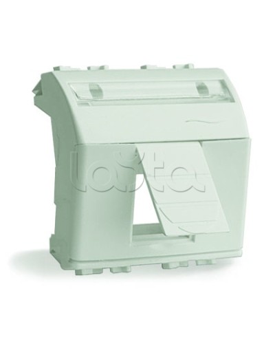 Адаптер для информационных разъемов Keystone, белый, 2 мод DKC 76613B в Сергиевом Посаде Аксессуары для кабель-канала Pintop.ru