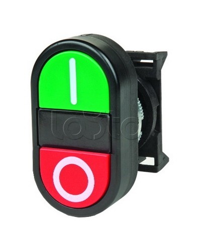 Кнопка двойная плоская, черная DKC ABFTM в Сергиевом Посаде Кнопки выхода Pintop.ru