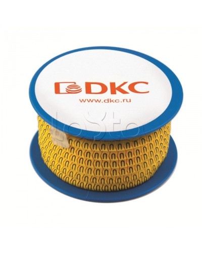 Колечко маркировочное 0, 2.5-4мм. черное на желтом DKC AZO300BY в Сергиевом Посаде Крепежные изделия Pintop.ru