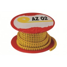 Колечко маркировочное 9, 2.5-4мм. черное на желтом DKC AZO309BY