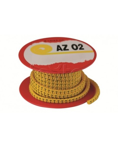 Колечко маркировочное V, 2.5-4мм. черное на желтом DKC AZO3VVBY в Сергиевом Посаде Аксессуары для кабель-канала Pintop.ru