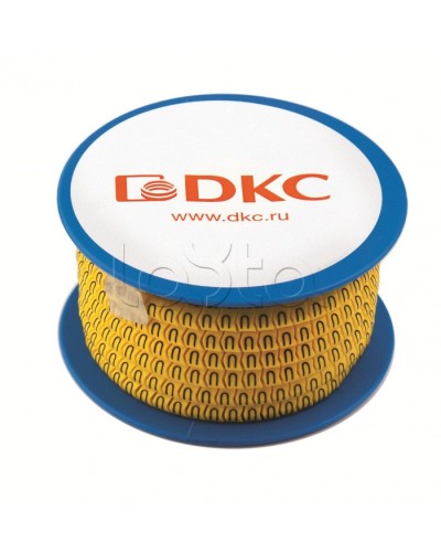 Колечки с черными цифрами 0 на желтом фоне, 4-8 мм DKC AZ DKC AZS400BY в Сергиевом Посаде Аксессуары для лотков Pintop.ru