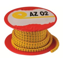 Колечко маркировочное B, 4-8мм. черное на желтом DKC AZS4BBBY