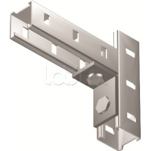 Уголок крепежный одиночный горячеоцинкованный DKC BMC1011HDZ