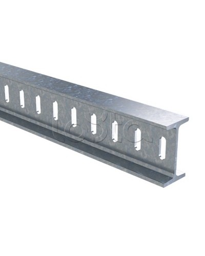 Профиль I-образный 50х100, L2000, толщ.4,5 мм, горячеоцинкованный DKC BPM5020HDZ в Сергиевом Посаде Аксессуары для стоек и шкафов Pintop.ru