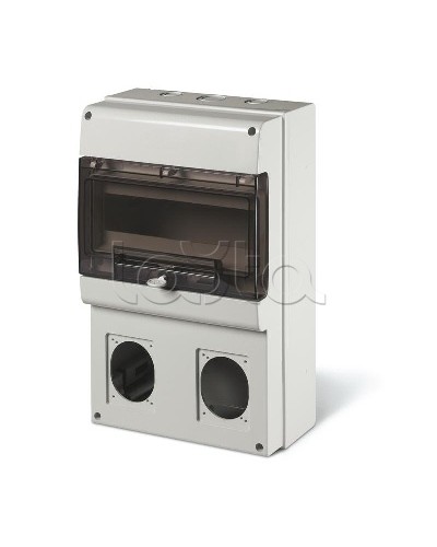 Корпус на 12 модулей и 2 поста с основанием 70х87 мм. Тип M400 DKC DIS6723300 в Сергиевом Посаде Аксессуары для стоек и шкафов Pintop.ru