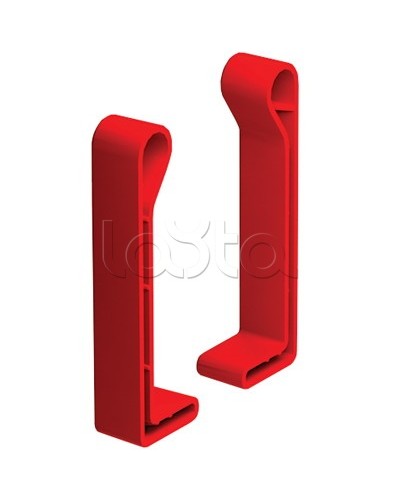 Комплект торцевых заглушек, правая + левая, H 80, полиэтилен RAL3020 DKC LS5000 в Сергиевом Посаде Аксессуары для лотков Pintop.ru