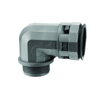 Муфта 90 грд. труба-коробка DN 29 мм, М32х1,5, полиамид, цвет черный DKC PAN29M32N