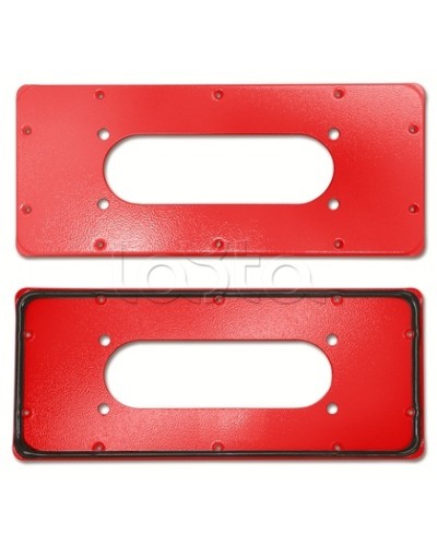 Фланец красный для ST с перф. Тип 3 DKC R5FPST01-RAL3000 в Сергиевом Посаде Аксессуары для стоек и шкафов Pintop.ru