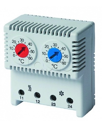 Термостат сдвоенный DKC (R5THRV13) в Сергиевом Посаде Аксессуары для стоек и шкафов Pintop.ru