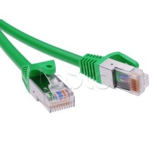 Патч-корд экранированный CAT5E F/UTP 4х2, LSZH, зелёный, 2м DKC RN5EFU4520GN