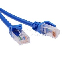 Патч-корд неэкранированный CAT5E U/UTP 4х2, LSZH, синий, 5м DKC RN5EUU4550BL